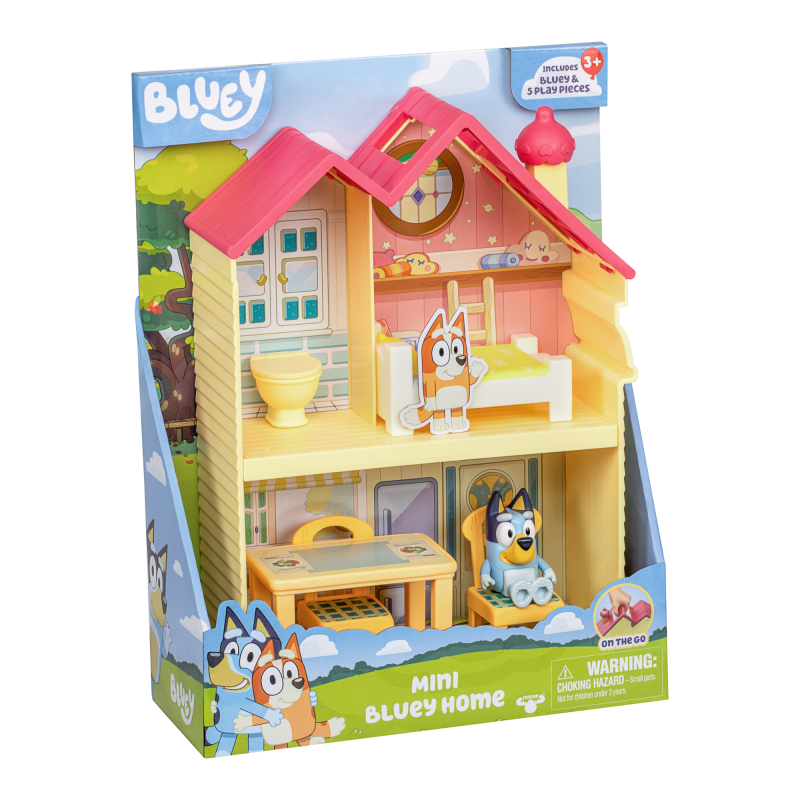 Mini domeček Bluey s příslušenstvím + figurka