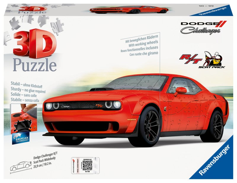 Puzzle 3D Dodge Challenger R/T Scat Pack Widebody108 dílků