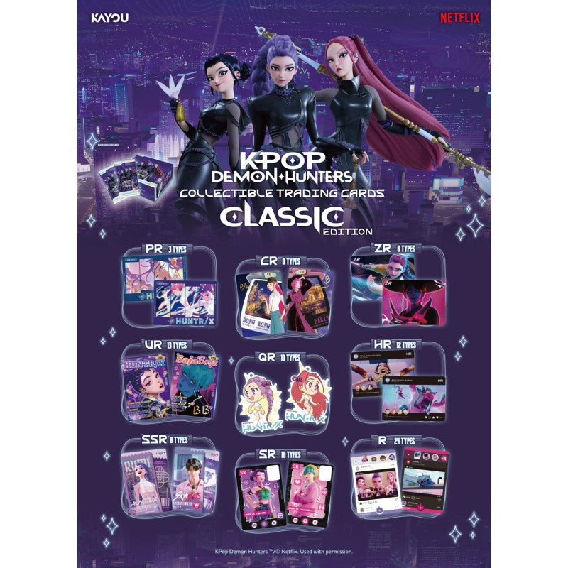 K-POP Demon Hunters - World Tour Sběratelské karty - Classic Edition