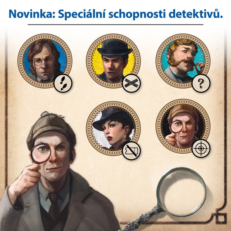 Stolní hra Scotland Yard Sherlock Holmes