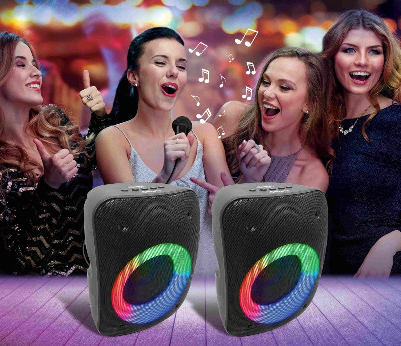 Lexibook iParty sada přenosných bluetooth reproduktorů s mikrofonem