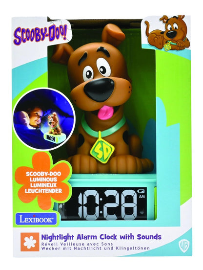 Lexibook budík Scooby Doo se svítící figurkou