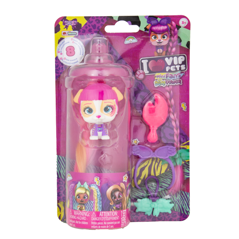 VIP Pets mini bow power CDU blister 9 ks Luna