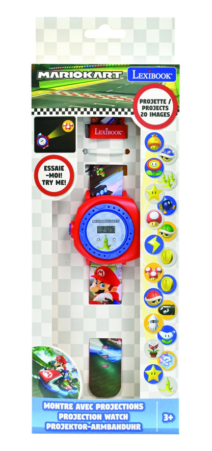 Lexibook digitální promítací hodinky Mario s 20 obrázky