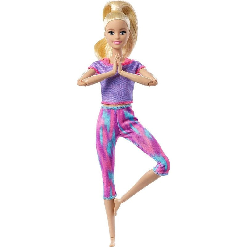 Barbie v pohybu růžovo - oranžová