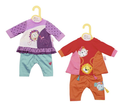Dolly Moda Letní oblečení 43 cm fialové