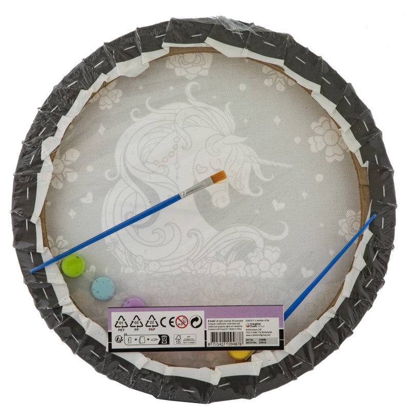 Malování podle čísel kruhový obrázek 30 cm