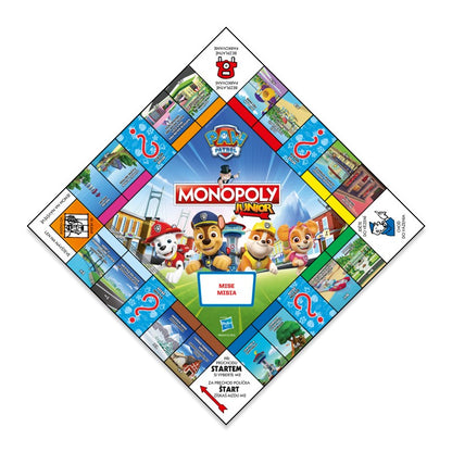 Společenská hra Monopoly Junior Tlapkova Patrola