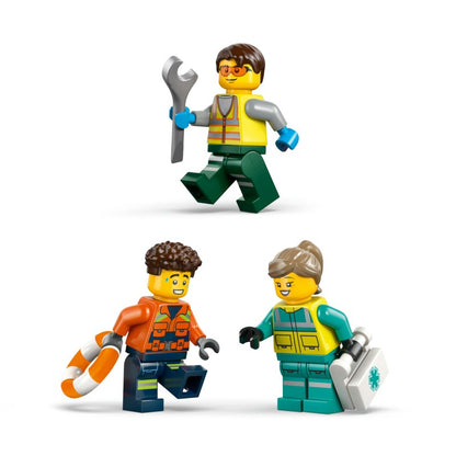 LEGO® 60505 City Remix: Letadlo, servisní vůz a vznášedlo