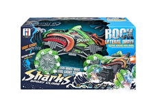 RC auto žralok zelené modré