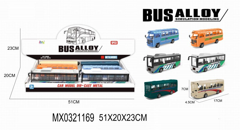 Autobus šedo-zelený