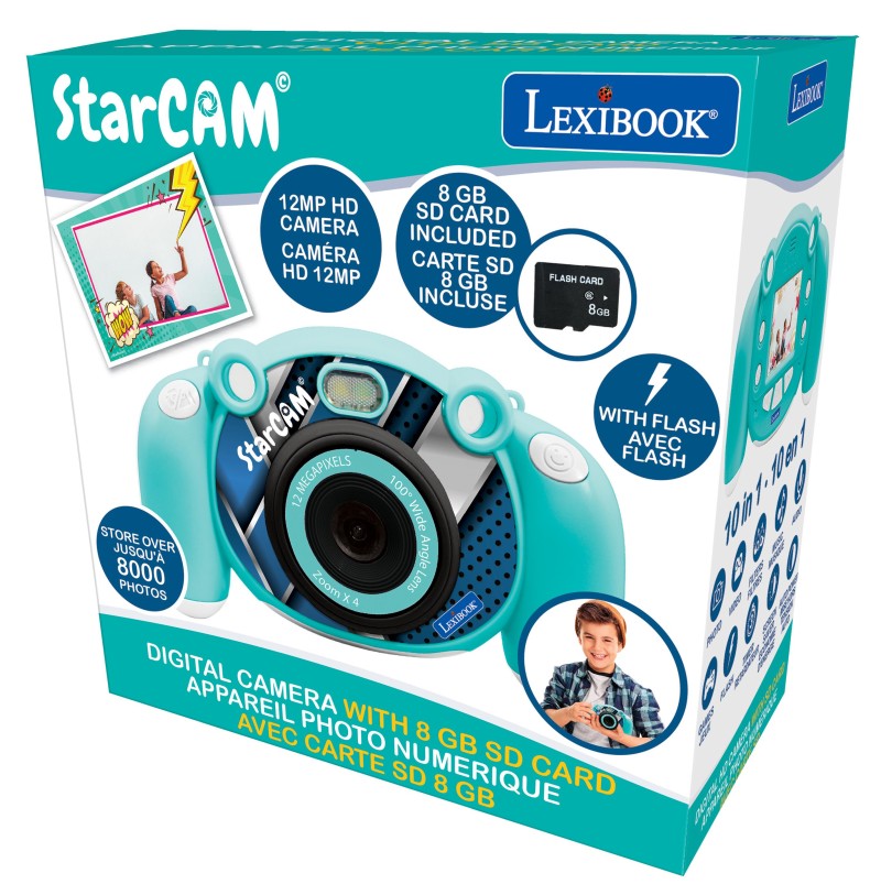 Lexibook HD kamera a fotoaparát s SD kartou