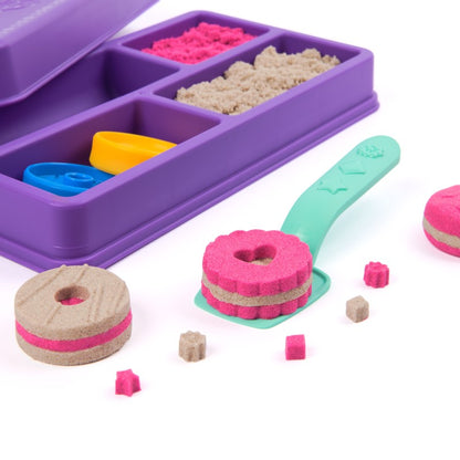 Kinetic sand tvoření koláčků