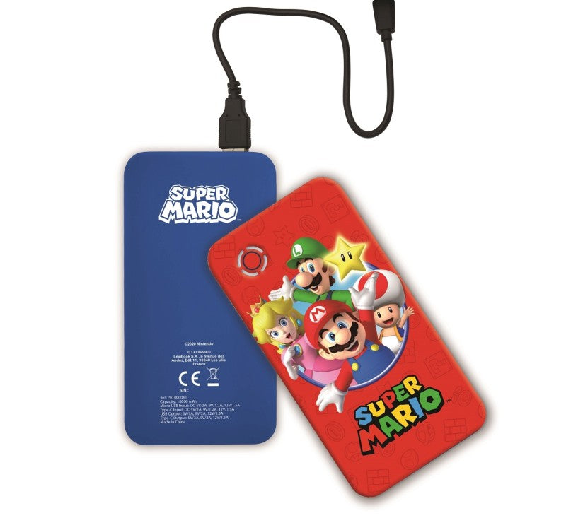 Lexibook rychlonabíjecí power banka Super Mario 10 000 mAh