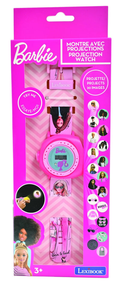 Lexibook digitální promítací hodinky Barbie s 20 obrázky