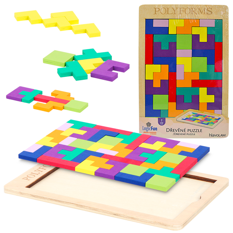 Hlavolam - Dřevěné puzzle