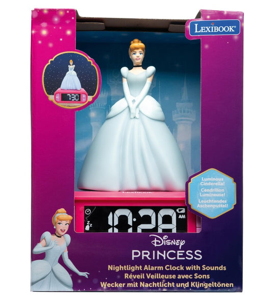 Lexibook budík Disney princezny se svítící figurkou