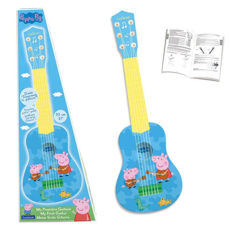 Lexibook moje první kytara Prasátko Peppa - 21"/53 cm