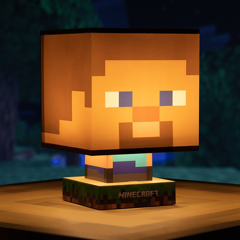 Minecraft Steve Icon Lamp