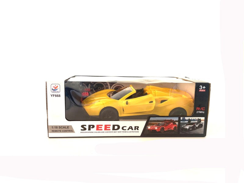 Sportovní RC auto 1:18 červené kabriolet