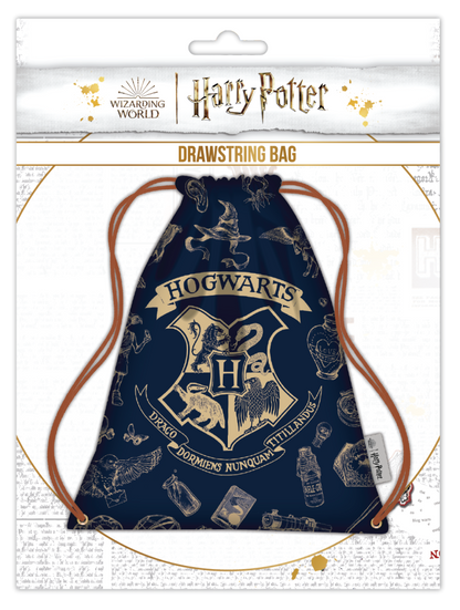 Harry Potter pytlík stahovací (Navy & Gold)