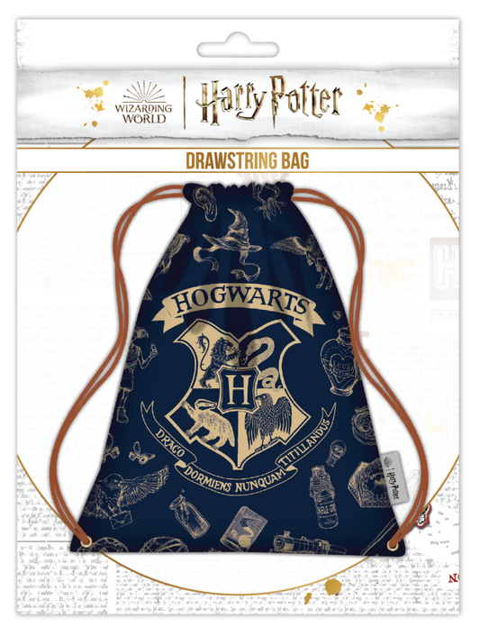 Harry Potter pytlík stahovací (Navy & Gold)