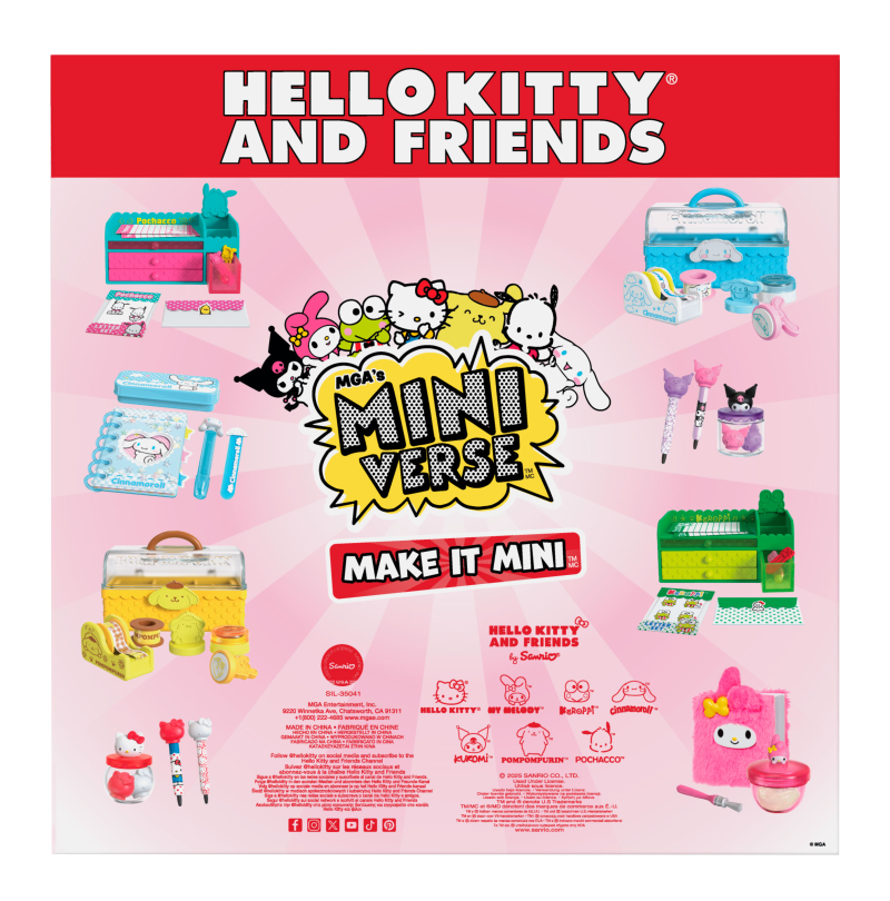 MGA's Miniverse - Make it Mini Hello Kitty, série 3, PDQ