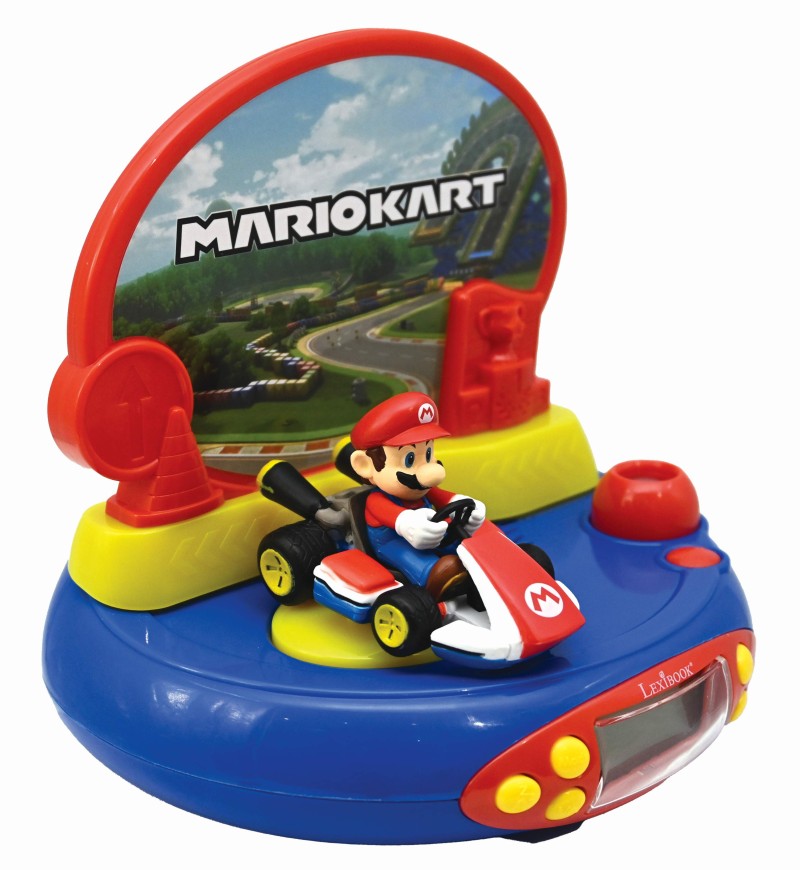 Lexibook 3D budík Mario Kart s projekcí času