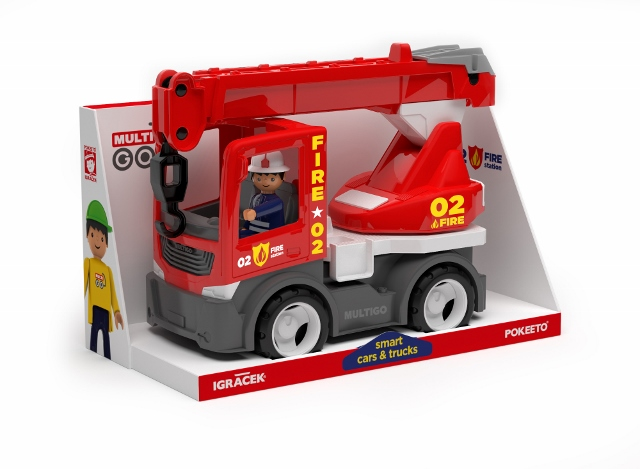 Multigo Fire jeřáb s řidičem