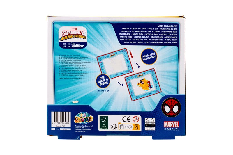 Kreativní podložka na vodní malování Spidey