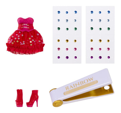 Rainbow High Be Dazzling Fashion panenka - Vivienne Rouge červená
