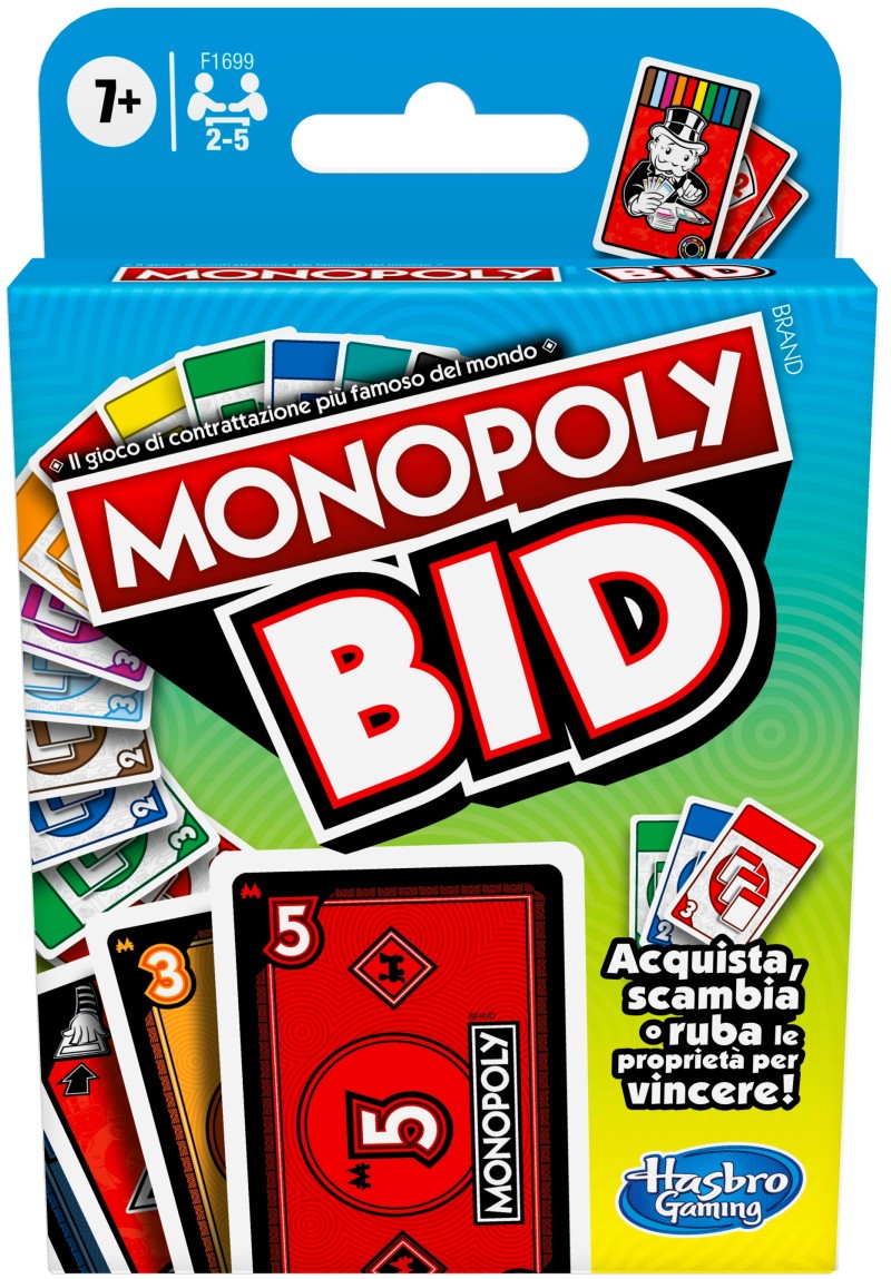 Karetní hra Monopoly Bid - větší bere