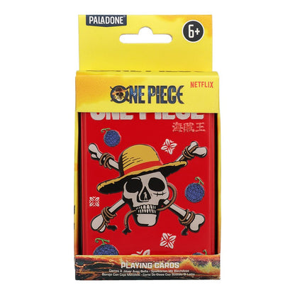 One Piece hrací karty  (plechový box)