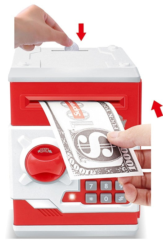 Sejf ATM - elektrický (sada) zeleno - bílý