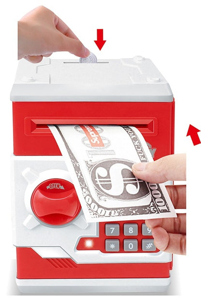 Sejf ATM - elektrický (sada) zeleno - bílý