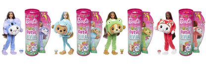 Barbie cutie reveal Barbie v kostýmu Medvědice v modrém kostýmu Delfína