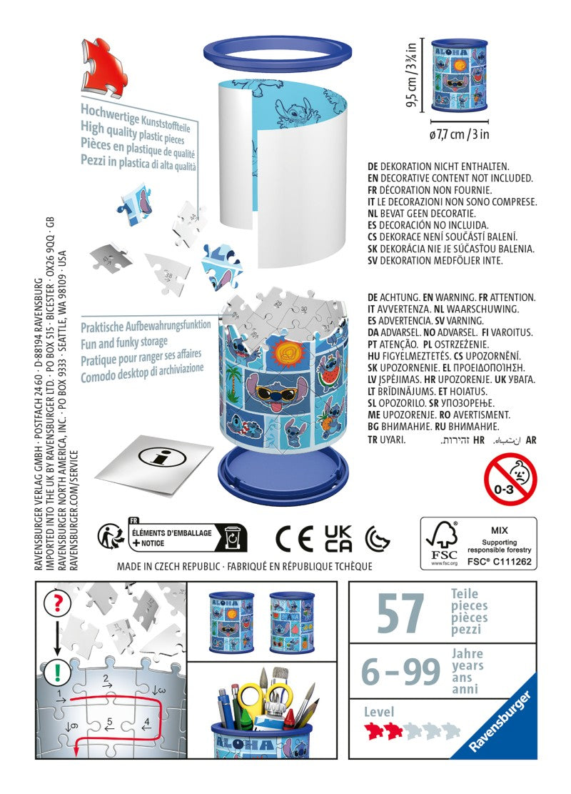Stojan na tužky 3D Disney: Stitch