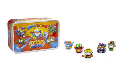 SuperThing Sada figurek Extreme Riders v plechovce