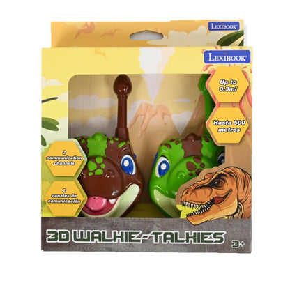 Lexibook 3D vysílačky Dinosaurus s dosahem 500 m