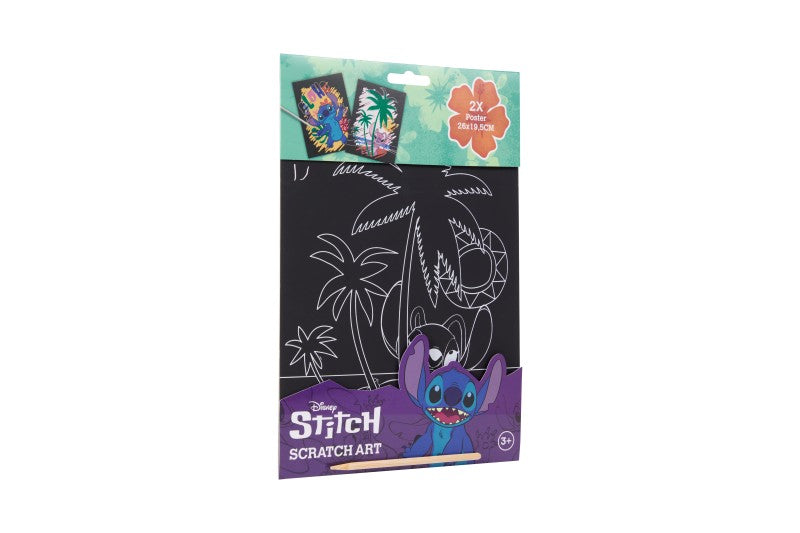 Vyškrabávací obrázky Stitch 2ks