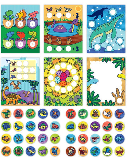Melissa & Doug sticker wow samolepky dinosauři