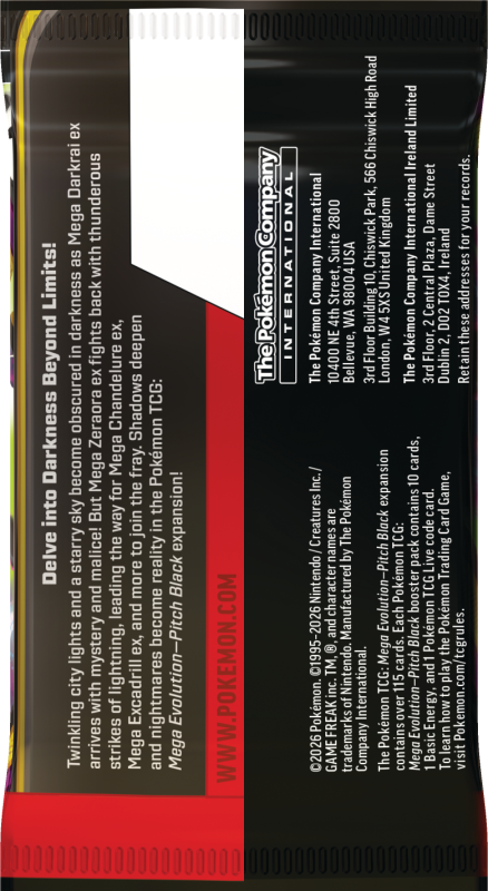 Pokémon TCG: ME05 Pitch Black - Booster