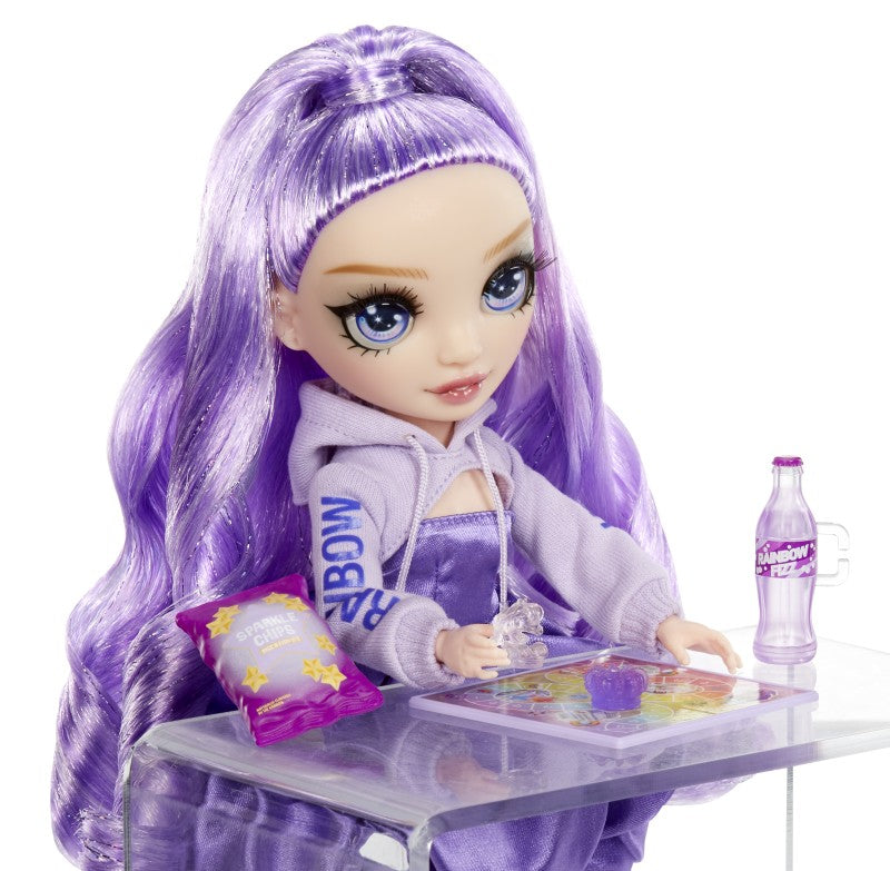 Rainbow High Sparkle & Shine Fashion panenka - Viola