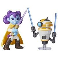 Star Wars figurka dvoubalení 10 cm Lys Solay vs. Training Droid