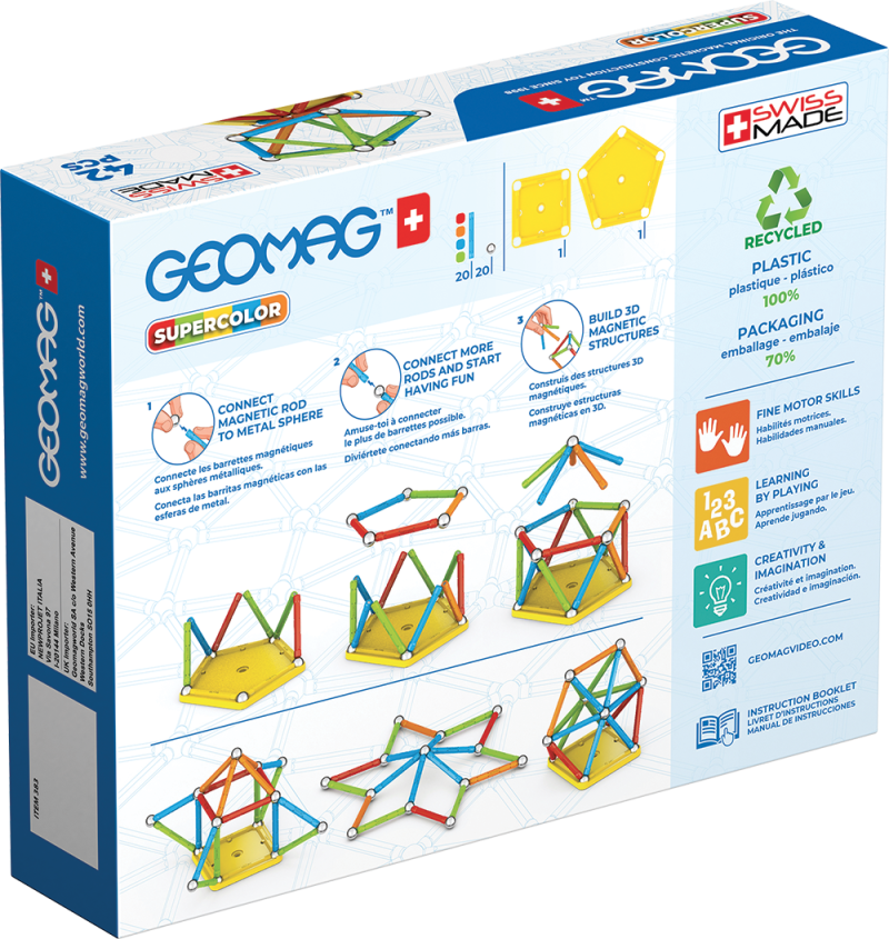 Geomag Supercolor 42 dílků