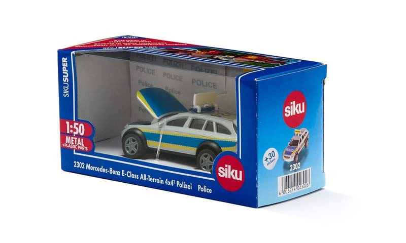 SIKU Super - policejní Mercedes Benz E-Class All Terrain 4x4