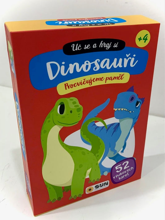 Uč se hraj si - Dinosauři  - 52 výukových karet
