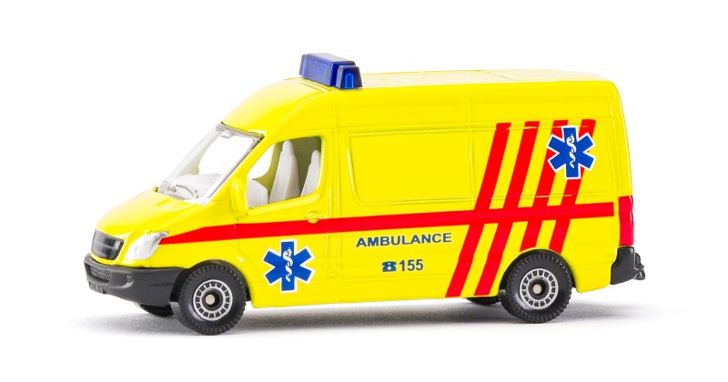 SIKU česká verze - set mix policie, hasiči, ambulance