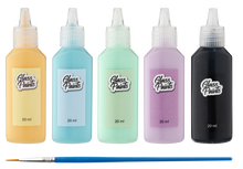 Barvy na sklo + štětec 5x20 ml