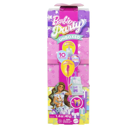Barbie party reveal Barbie